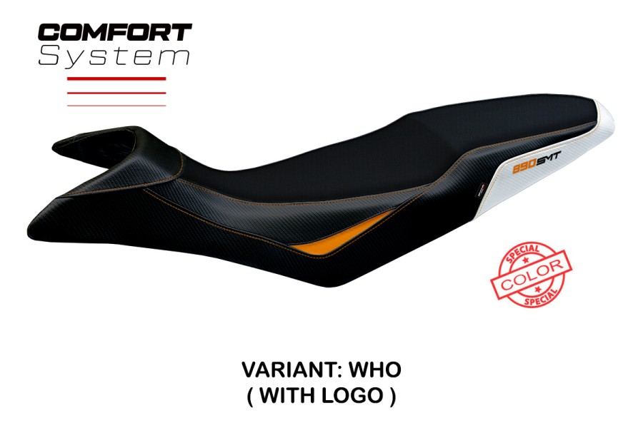 Funda de asiento compatible - KTM 890 SMT 2023-2026 - mod Karma Comfort System