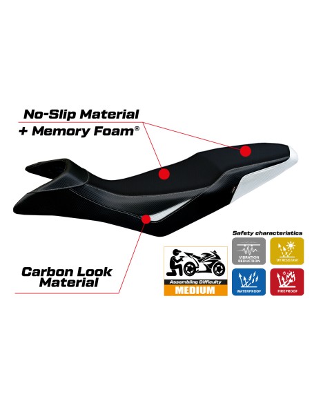 Seat cover compatible - KTM 890 SMT 2023-2026 - mod Karma Comfort System