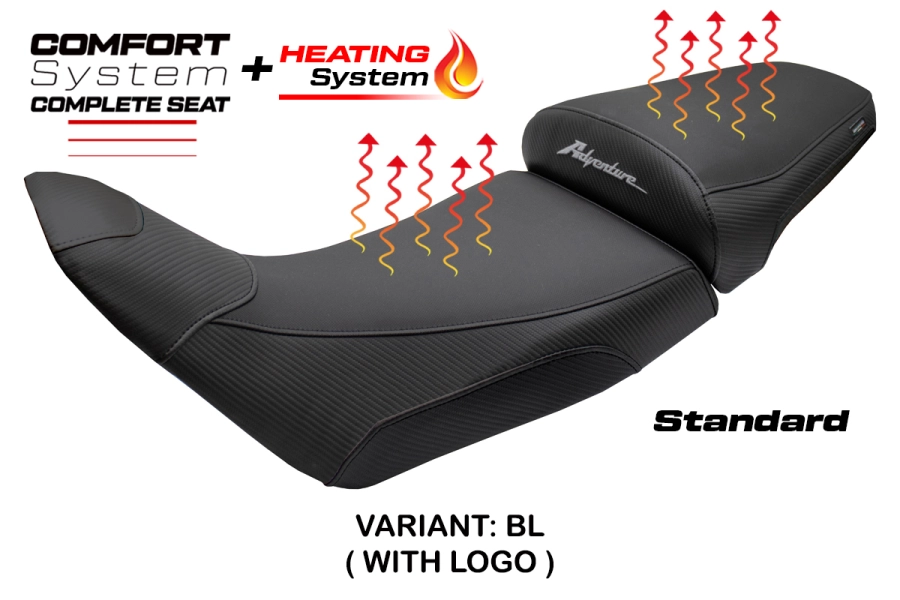 Asiento completo compatible - Honda Africa Twin 1100 2020-2026 - mod Asmara Heating Comfort System - Standard