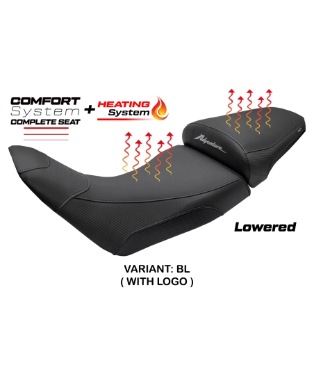 Komplette Sitzbank kompatibel - Honda Africa Twin 1100 2020-2026 - mod Asmara Heating Comfort System - Gesenkt