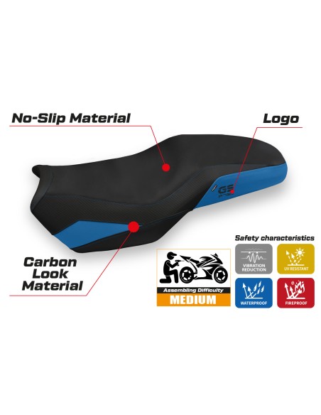 Seat cover compatible - BMW F 750-800-850 GS 2018-2025 - mod Panama 3 Comfort System