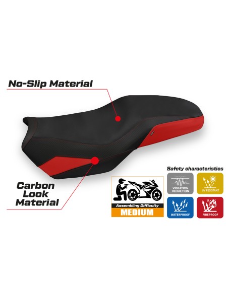 Rivestimento sella compatibile - BMW F 750-800-850 GS 2018-2025 - mod Panama 3 Comfort System