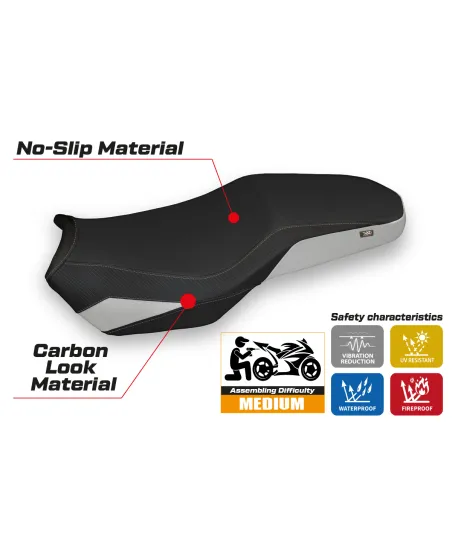 Housse de selle compatible - BMW F 850 GS Adventure 2019 - 2024 - mod Divo