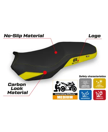 Rivestimento sella compatibile - BMW F 850 GS Adventure 2019 - 2024 - mod Tata Comfort System