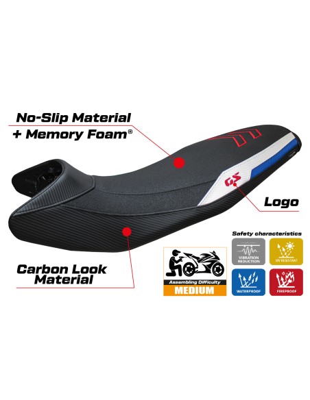 Sitzbezug kompatibel - BMW F 900 GS 2024-2025 - mod Nemo Ultragrip Comfort System