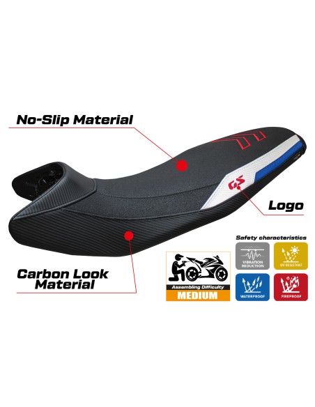 Sitzbezug kompatibel - BMW F 900 GS 2024-2025 - mod Nemo Ultragrip