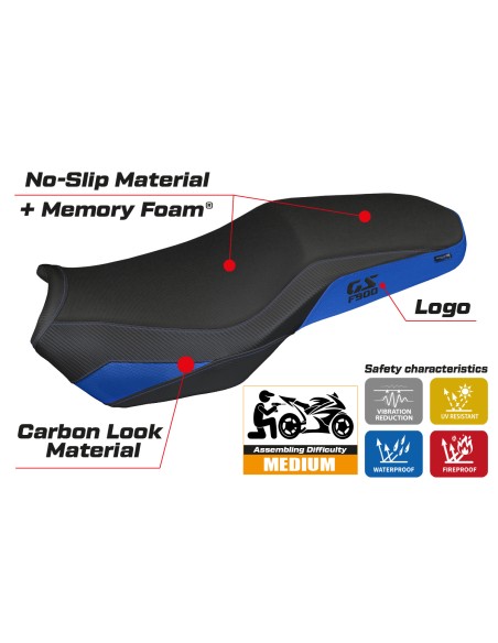 Sitzbezug kompatibel - BMW F 900 GS Adventure 2025 - mod Selb Comfort System