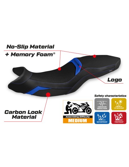 Seat cover compatible - BMW F 900 R 2019-2025 - mod Termez