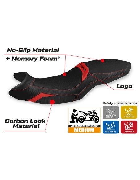 Seat cover compatible - BMW F 900 R 2019-2025 - mod Termez