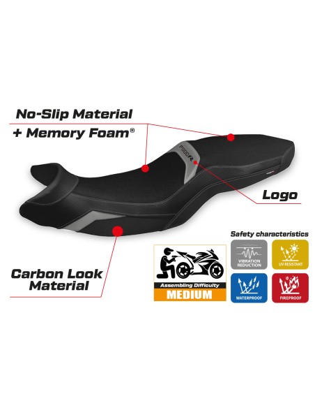 Sitzbezug kompatibel - BMW F 900 R 2019-2025 - mod Almaty Comfort System