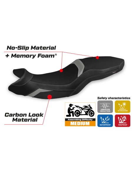 Sitzbezug kompatibel - BMW F 900 R 2019-2025 - mod Almaty Comfort System