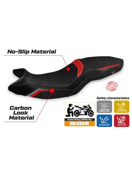 Funda de asiento compatible - BMW F 900 R  2019-2025 - mod Termez Special Color