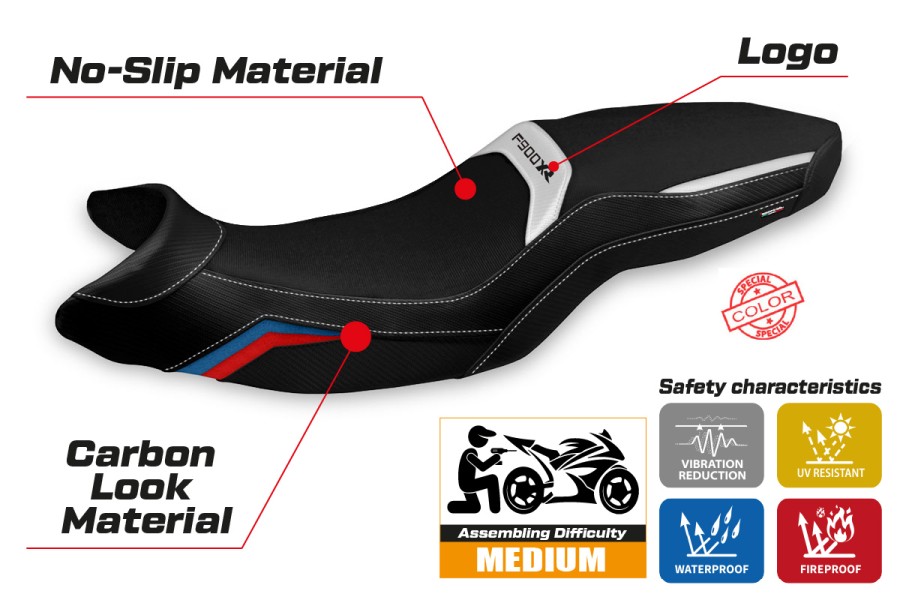 Sitzbezug kompatibel - BMW F 900 XR 2019-2026 - mod Arima Special Color