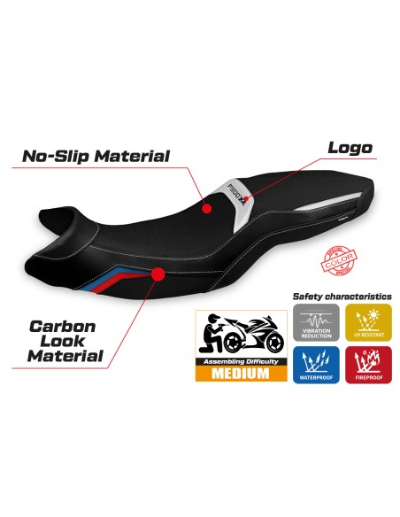 Sitzbezug kompatibel - BMW F 900 XR 2019-2025 - mod Tartu Special Color Comfort System