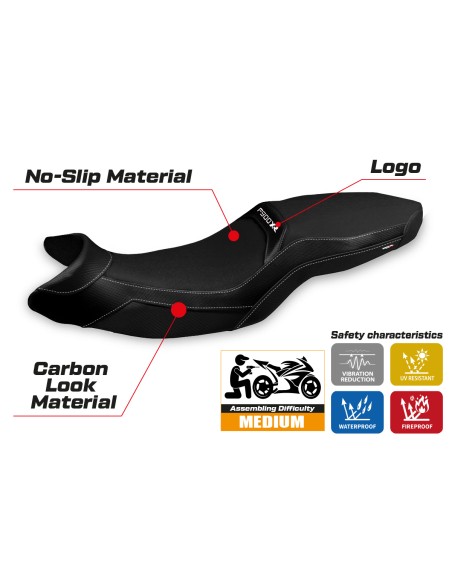 Housse de selle compatible - BMW F 900 XR 2019-2025 - mod Tartu Comfort System