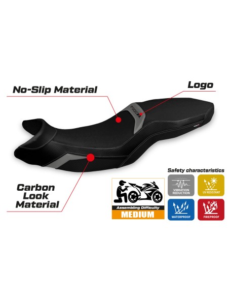 Rivestimento sella compatibile - BMW F 900 XR 2019-2025 - mod Tartu Comfort System