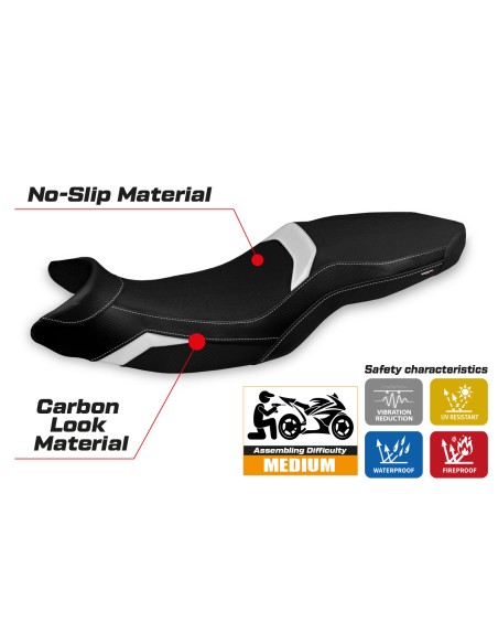 Funda de asiento compatible - BMW F 900 XR 2019-2025 - mod Tartu Comfort System