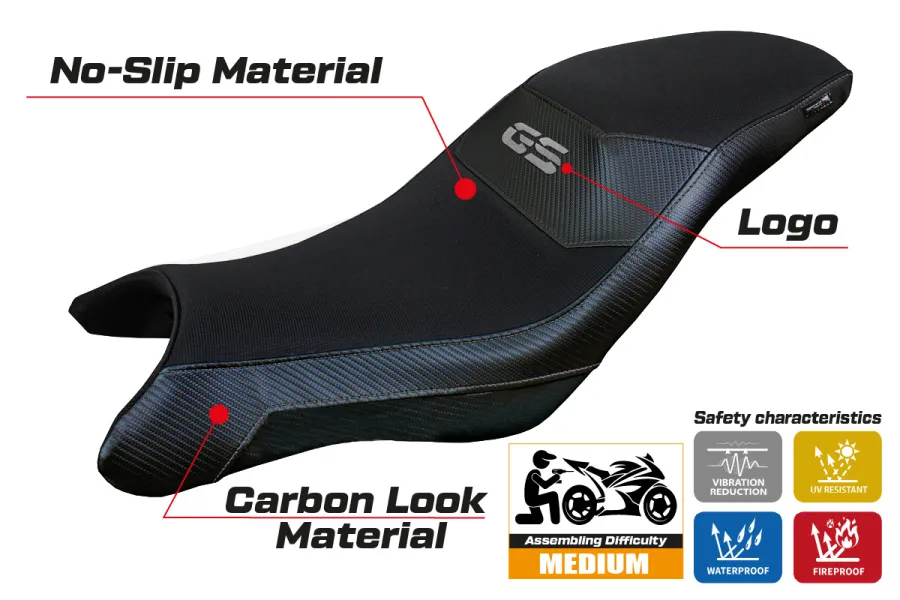 Sitzbezug kompatibel - BMW G 310 GS 2017-2026 - mod Thiva