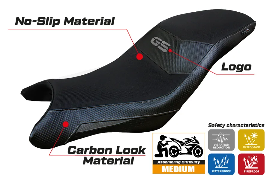 Sitzbezug kompatibel - BMW G 310 GS 2017-2026 - mod Thiva