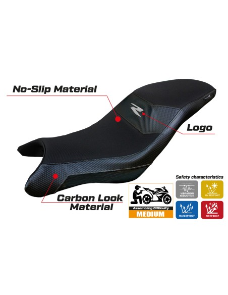 Funda de asiento compatible - BMW G 310 R 2021-2025 - mod Raven