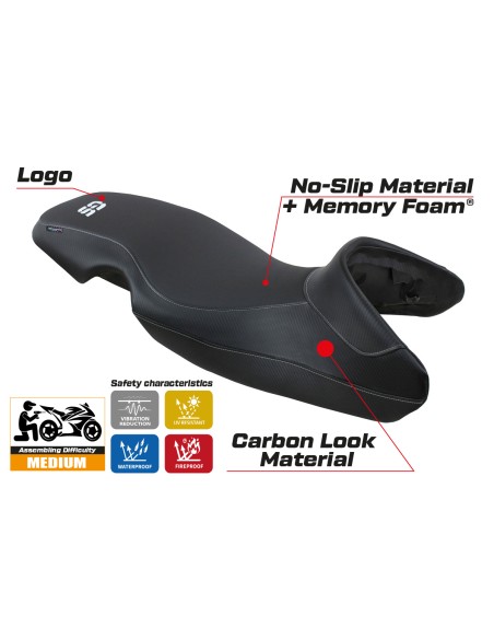 Sitzbezug kompatibel - BMW G 650 GS 2010 - 2016 - mod Tauro