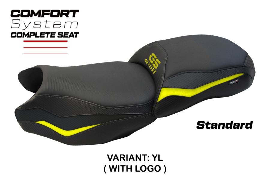 Asiento completo compatible - BMW R 1250 GS 2019-2023 - mod Paphos Comfort System - Standard