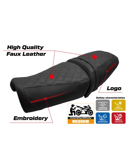 Seat cover compatible - BMW R12 NINE T 2025 - mod Ninette