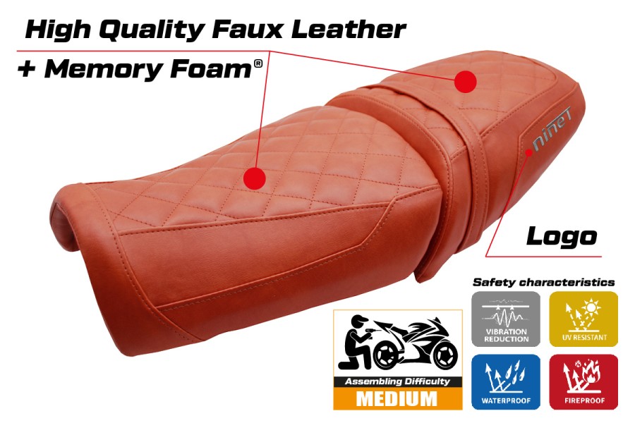 Sitzbezug kompatibel - BMW R12 NINE T 2025-2026 - mod Ninette Comfort System
