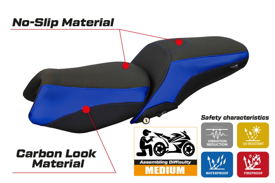 Sitzbezug kompatibel BMW K 1600 GT (10-22) Modell Tropea Color comfort system
