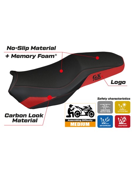 Seat cover compatible - BMW F 900 GS Adventure 2025 - Mod Selb Heating Comfort System