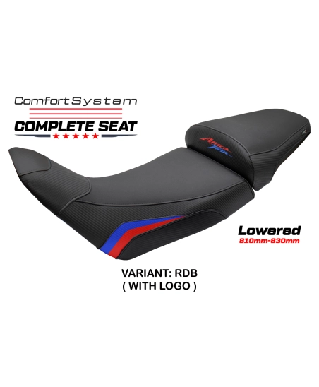 Selle complète compatible - Honda Africa Twin 1100 2020-2026 - mod Asmara Comfort System - Abaissée