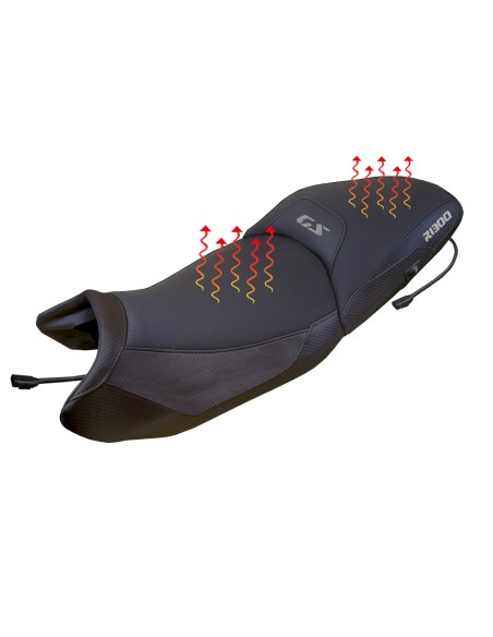 Sella completa compatibile - BMW R 1300 GS 2023-2026 - mod Dorfen Heating Comfort System - Rialzata