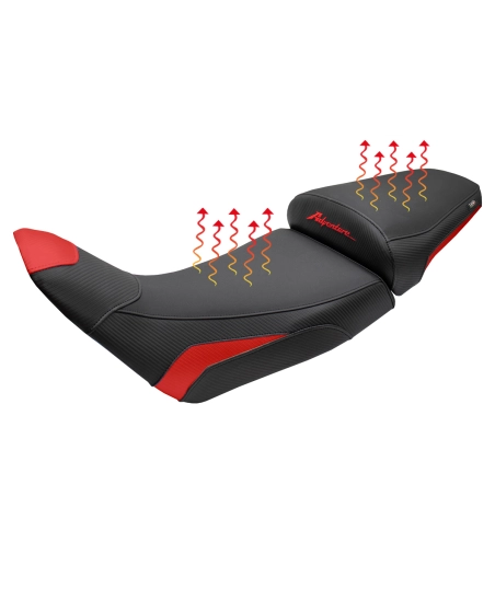 Complete seat compatible - Honda Africa Twin 1100 2020-2026 - mod Asmara Heating Comfort System - Lowered