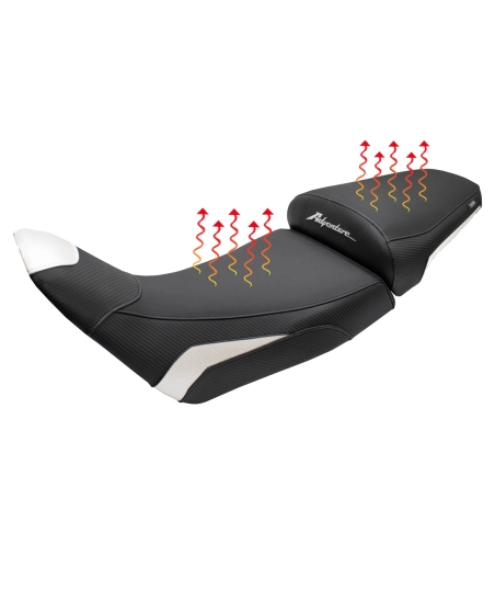Complete seat compatible - Honda Africa Twin 1100 2020-2026 - mod Asmara Heating Comfort System - Lowered