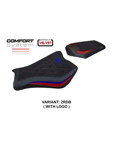 Funda de asiento compatible - Honda CBR 1000 RR 2008-2011 - mod Janela Velvet Comfort System