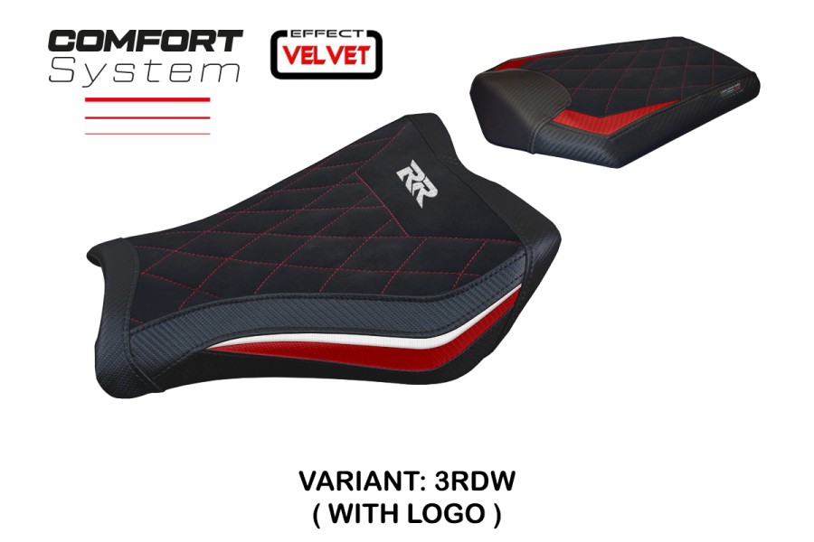 Rivestimento sella compatibile - Honda CBR 1000 RR 2008-2011 - mod Janela Velvet Comfort System