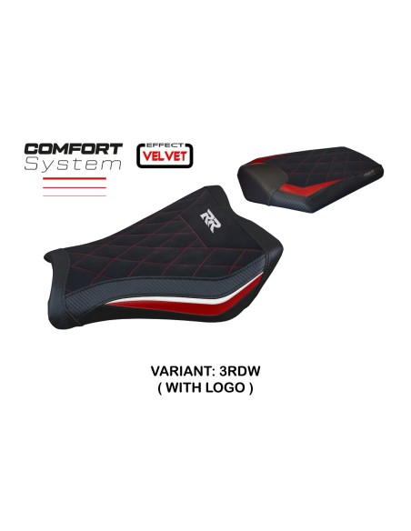 Rivestimento sella compatibile - Honda CBR 1000 RR 2008-2011 - mod Janela Velvet Comfort System