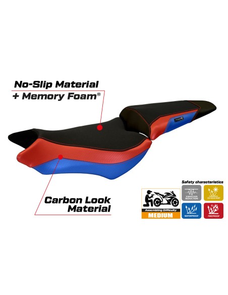 Rivestimento sella compatibile - Honda CB 1000 R 2008 - 2017 - mod Ponza Comfort System