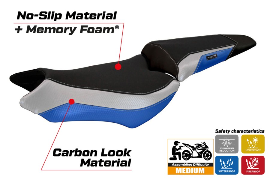 Sitzbezug kompatibel - Honda CB 1000 R  2008 - 2017 - mod Ponza Comfort System