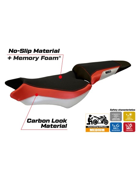 Rivestimento sella compatibile - Honda CB 1000 R 2008 - 2017 - mod Ponza Comfort System