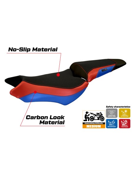 Housse de selle compatible - Honda CB 1000 R 2008 - 2017 - mod Ponza