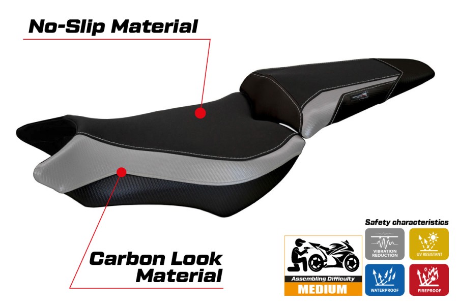 Rivestimento sella compatibile - Honda CB 1000 R  2008 - 2017 - mod Ponza