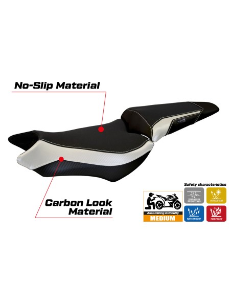 Housse de selle compatible - Honda CB 1000 R 2008 - 2017 - mod Ponza