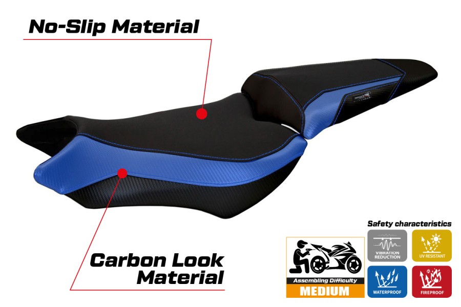 Rivestimento sella compatibile - Honda CB 1000 R  2008 - 2017 - mod Ponza