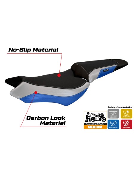 Rivestimento sella compatibile - Honda CB 1000 R  2008 - 2017 - mod Ponza