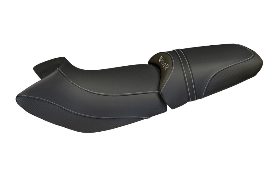 Funda de asiento compatible - BMW R 1150 R  2000 - 2007 - mod Massimo Carbon Color