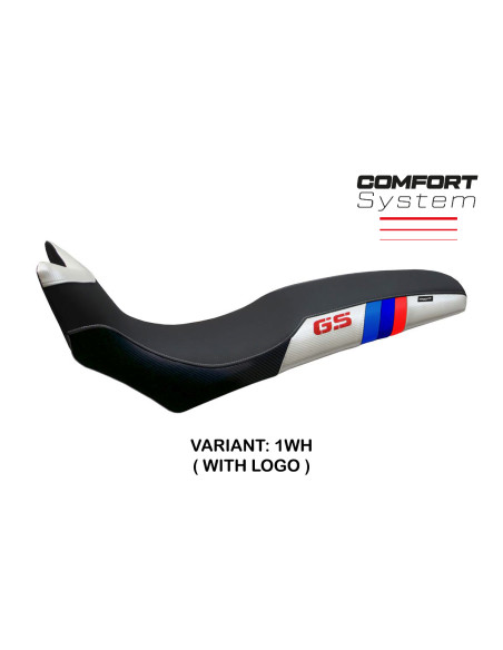 Funda de asiento compatible BMW F 700/800 GS (08-18) modelo Barone Anniversary comfort system