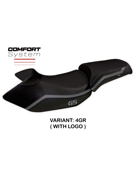 Housse de selle compatible BMW R 1200 GS (05-12) modèle Lione 4 comfort system