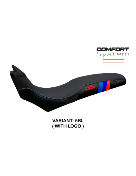 Funda de asiento compatible BMW F 700/800 GS (08-18) modelo Barone Anniversary comfort system