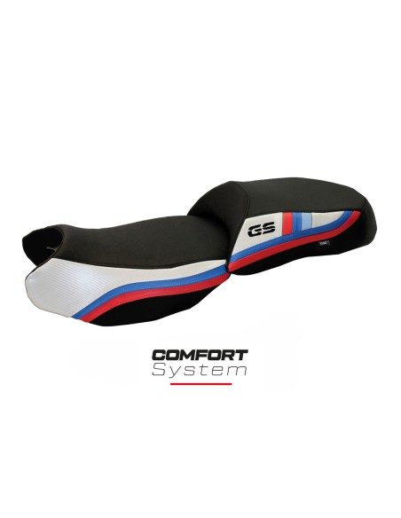 Housse de selle compatible BMW R 1200 GS (13-18) modèle Exclusive Anniversary comfort system